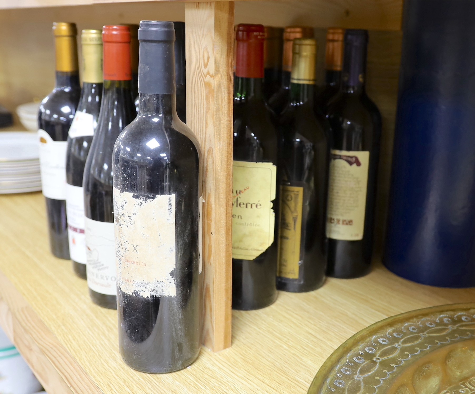 20 various bottles of red wine including 5 bottles of Reserve d’Excellence 2011, 7 bottles of Pauillac 2006, etc.